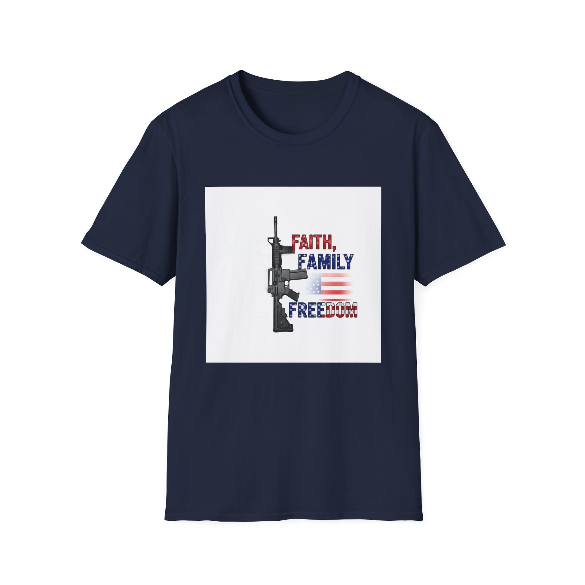 American Heritage Graphic Short Tee - "Faith Family Freedom V.5"