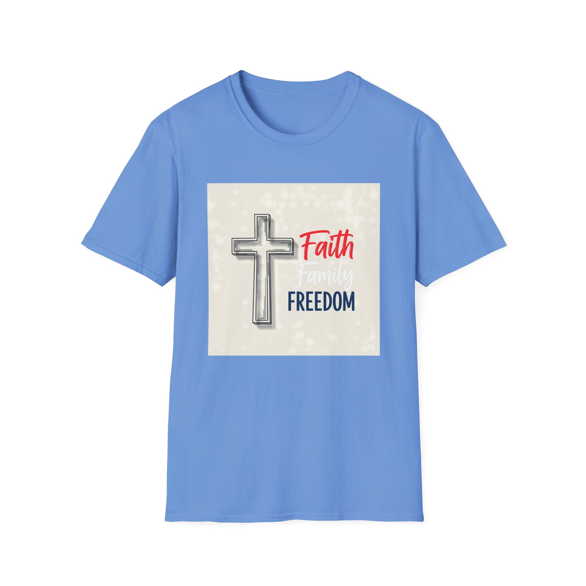 American Heritage Graphic Short Tee - "Faith Family Freedom V.4"