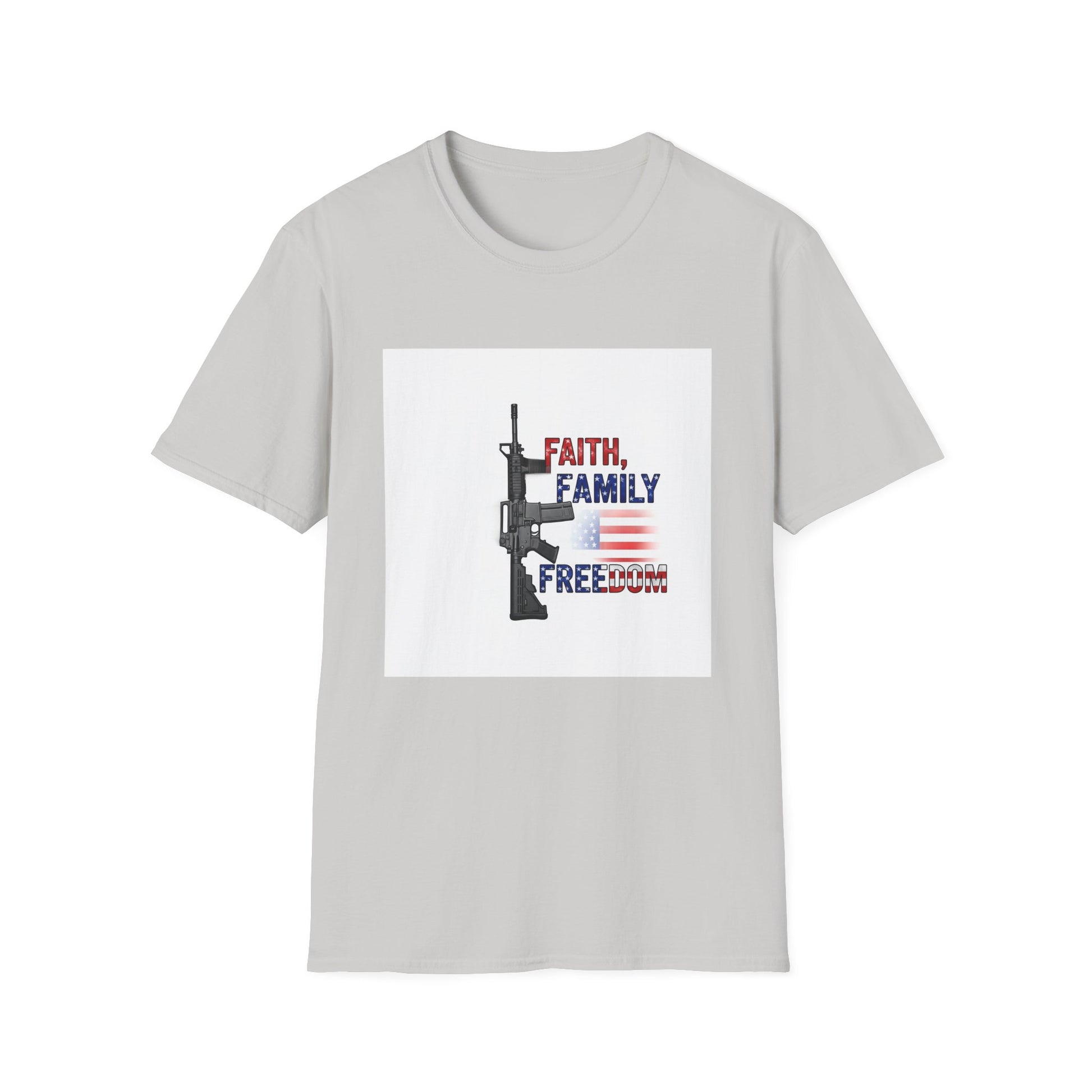 American Heritage Graphic Short Tee - "Faith Family Freedom V.5"