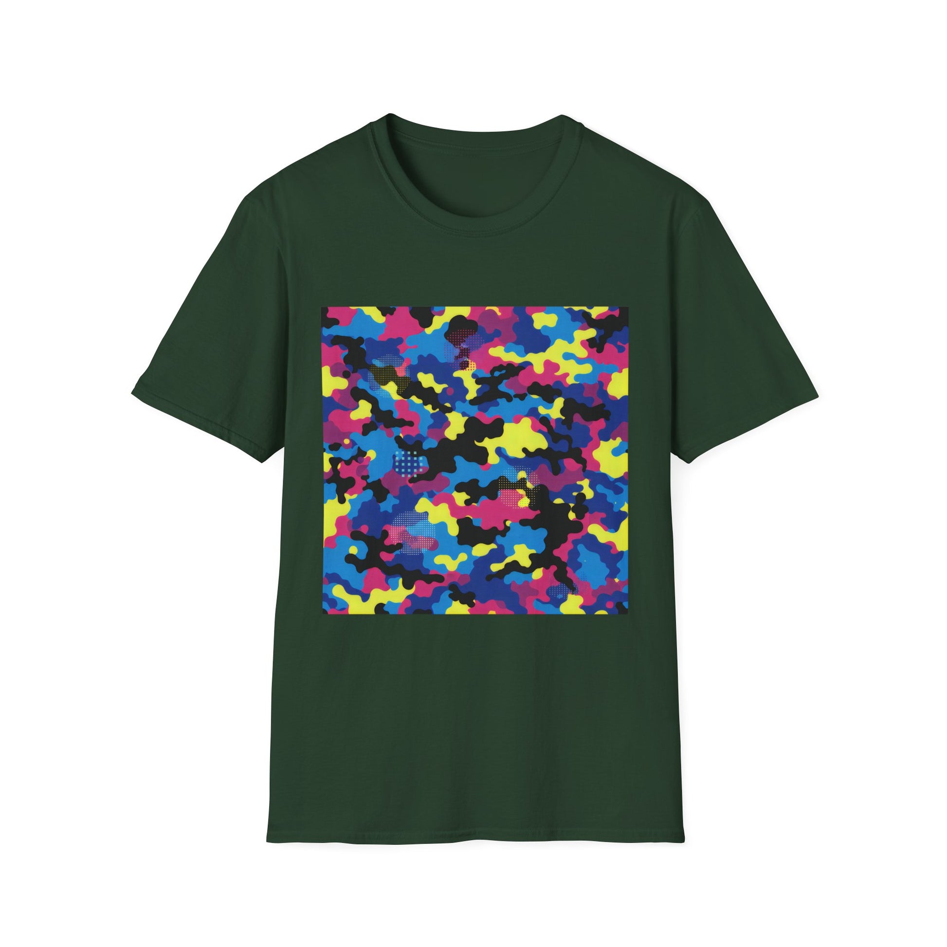 American Heritage Graphic Short Tee - Urban Warfare Camo - Retro Neon Pop