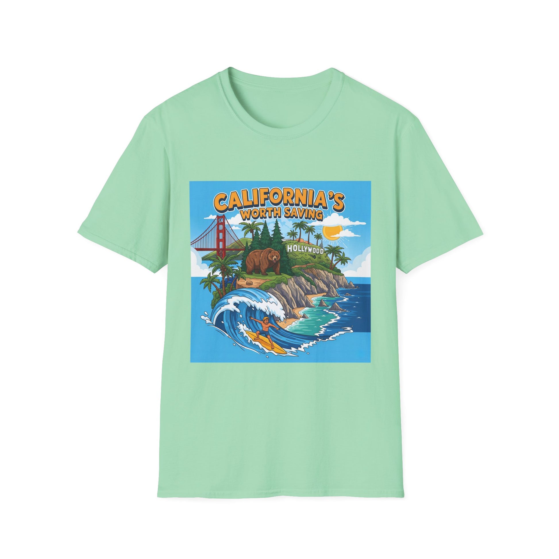 Graphic Tee - Funny "Cali's Worth Saving"