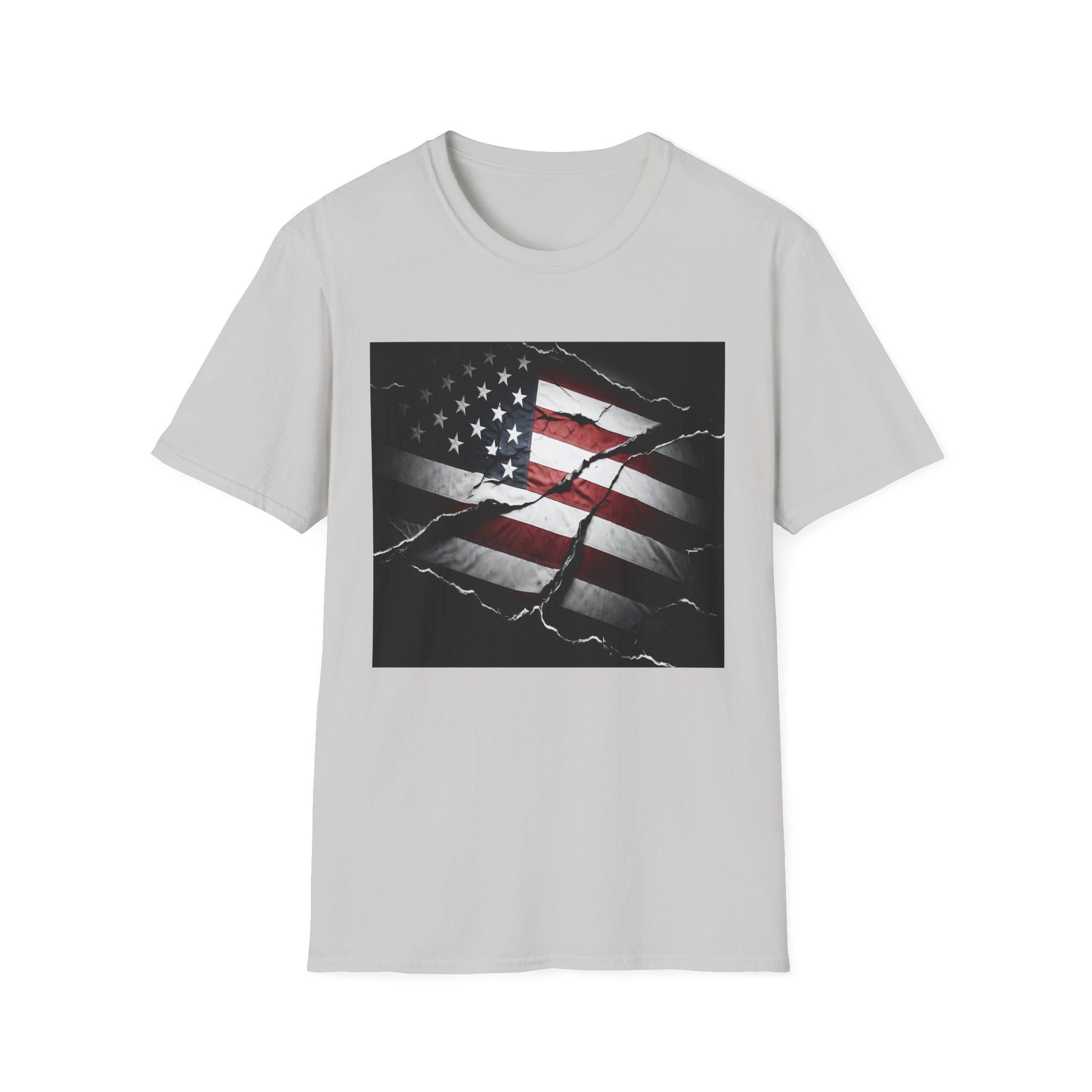 American Heritage Graphic Short Tee - "Distressed & Torn"