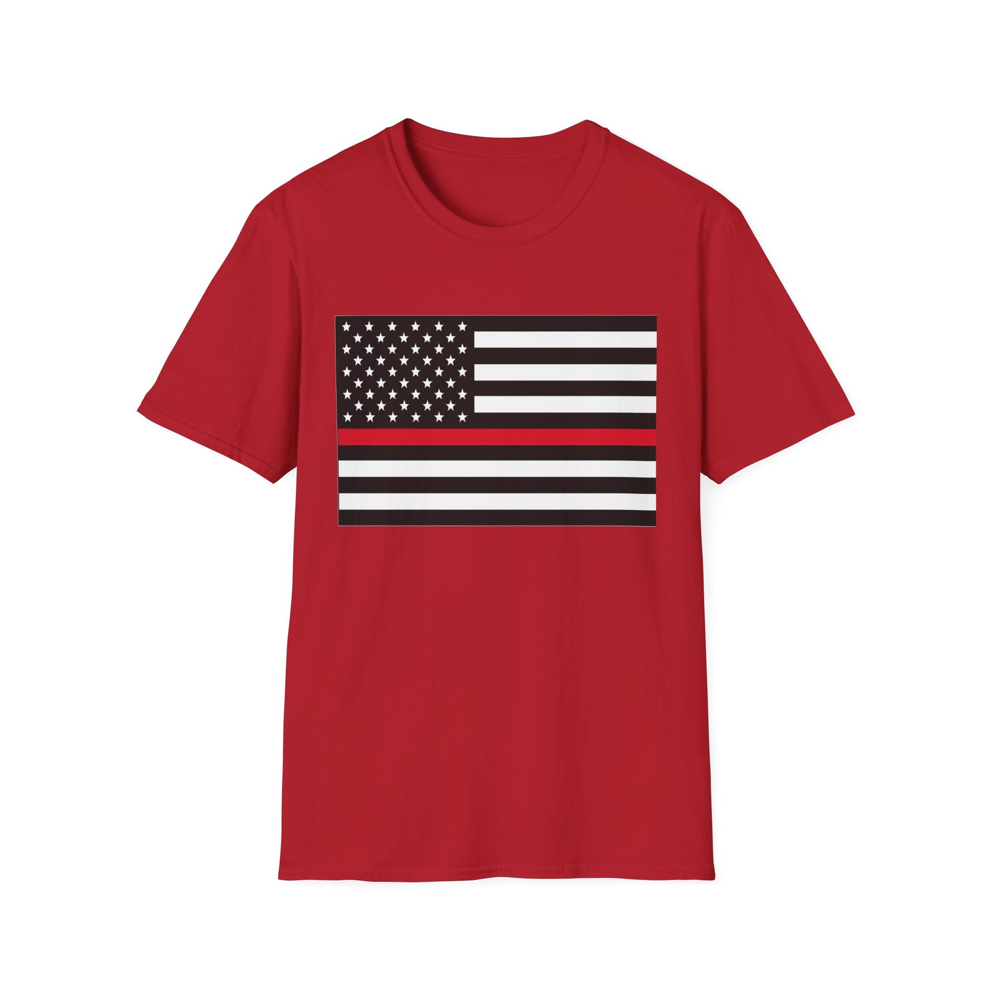American Heritage Graphic Short Tee - American Flag "Fire Fighters"