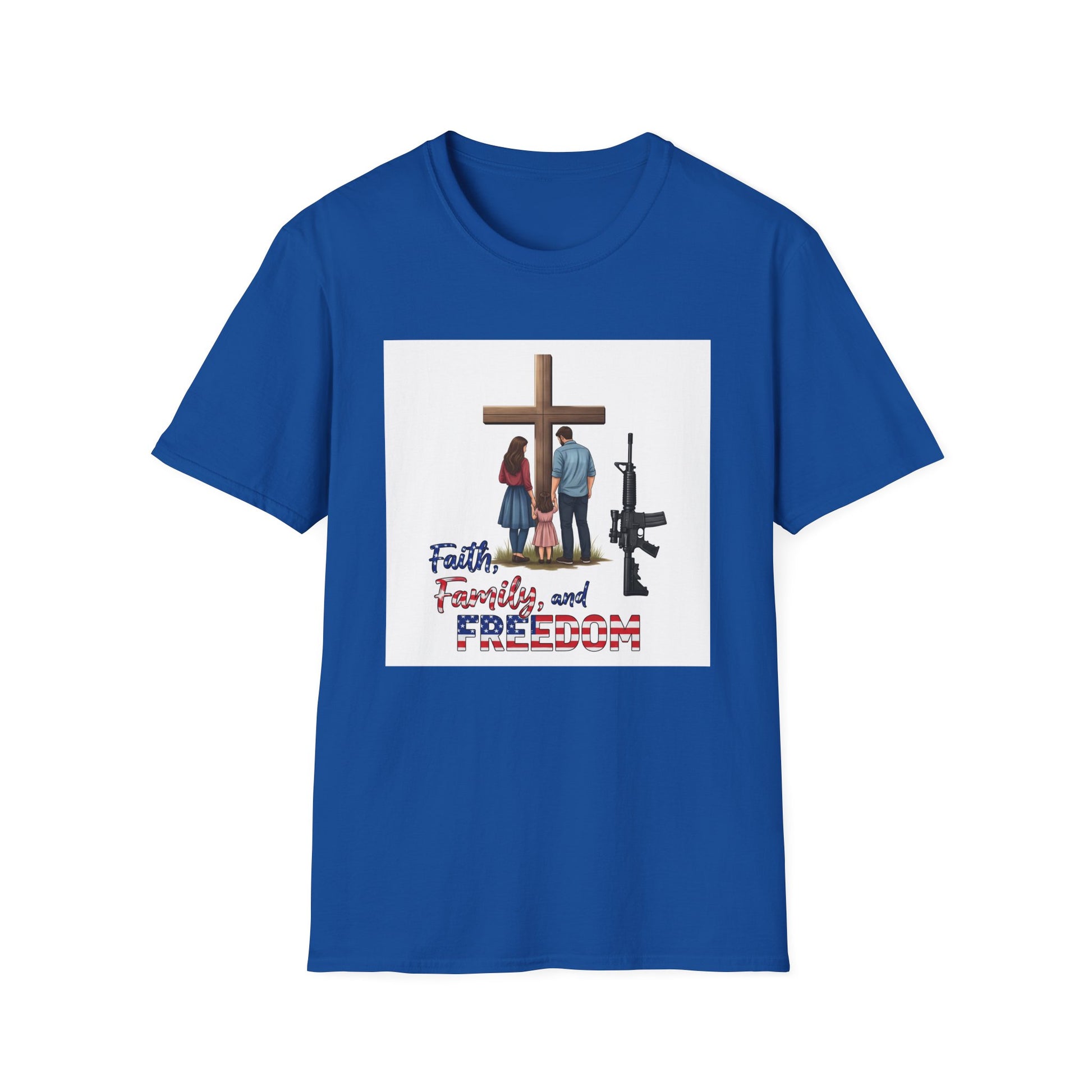 American Heritage Graphic Short Tee - "Faith Family Freedom V.3"