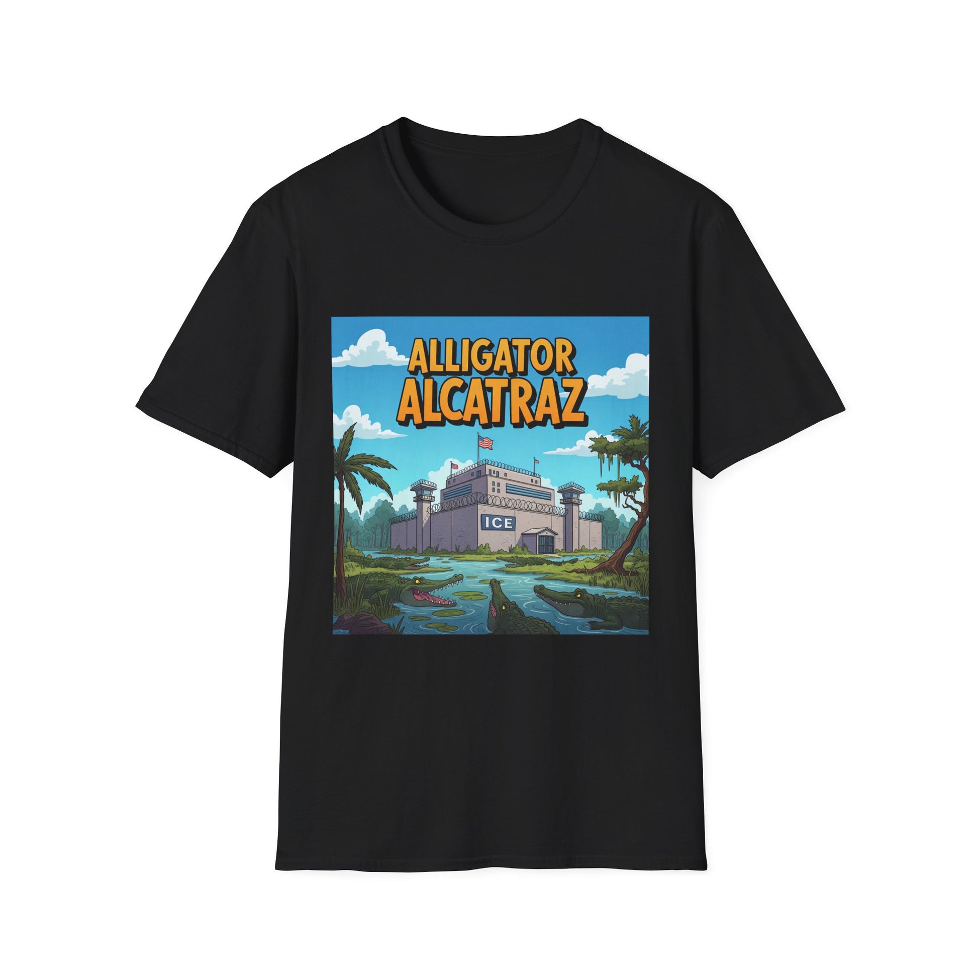 Graphic Tee - Funny "Alligator Alcatraz"