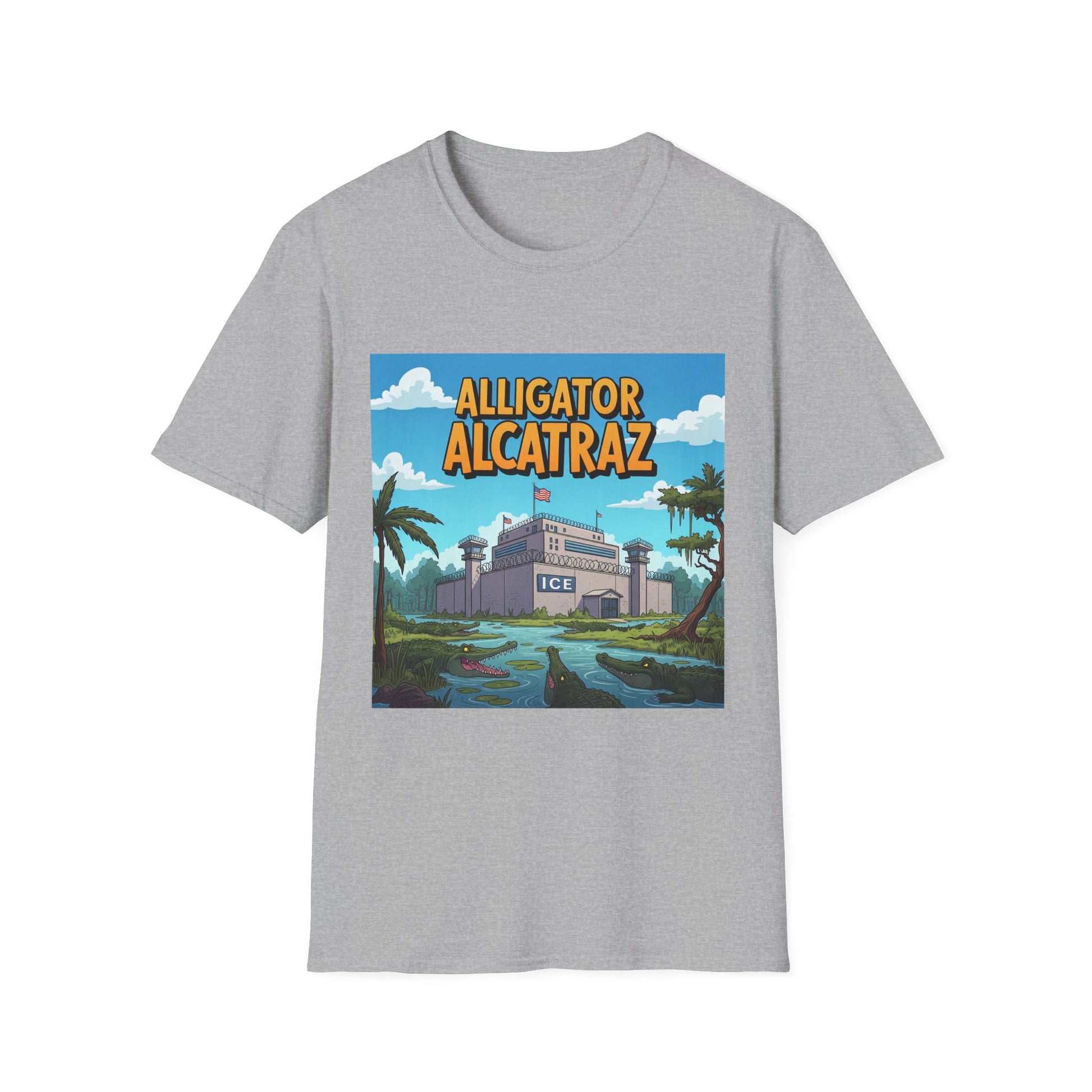Graphic Tee - Funny "Alligator Alcatraz"