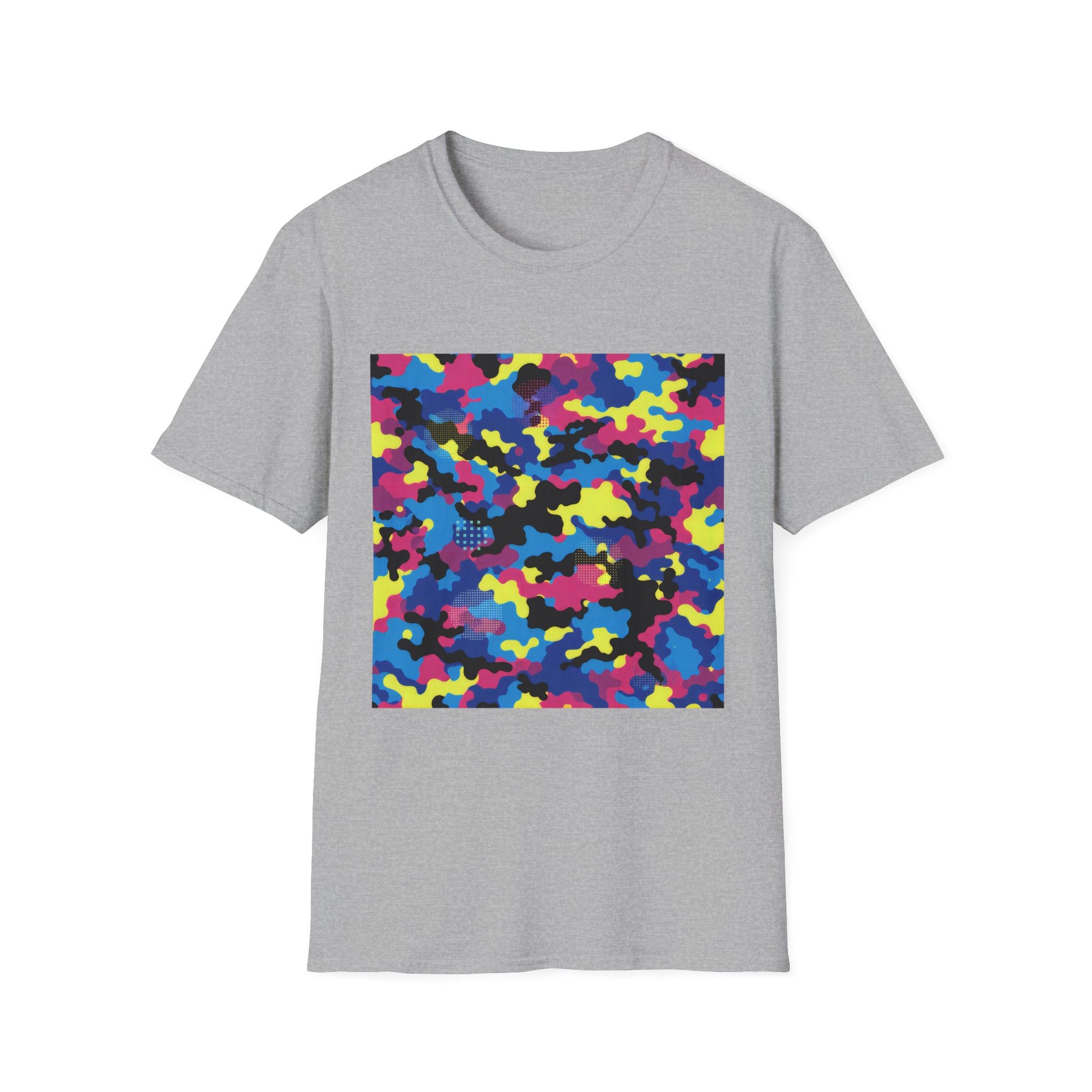 American Heritage Graphic Short Tee - Urban Warfare Camo - Retro Neon Pop