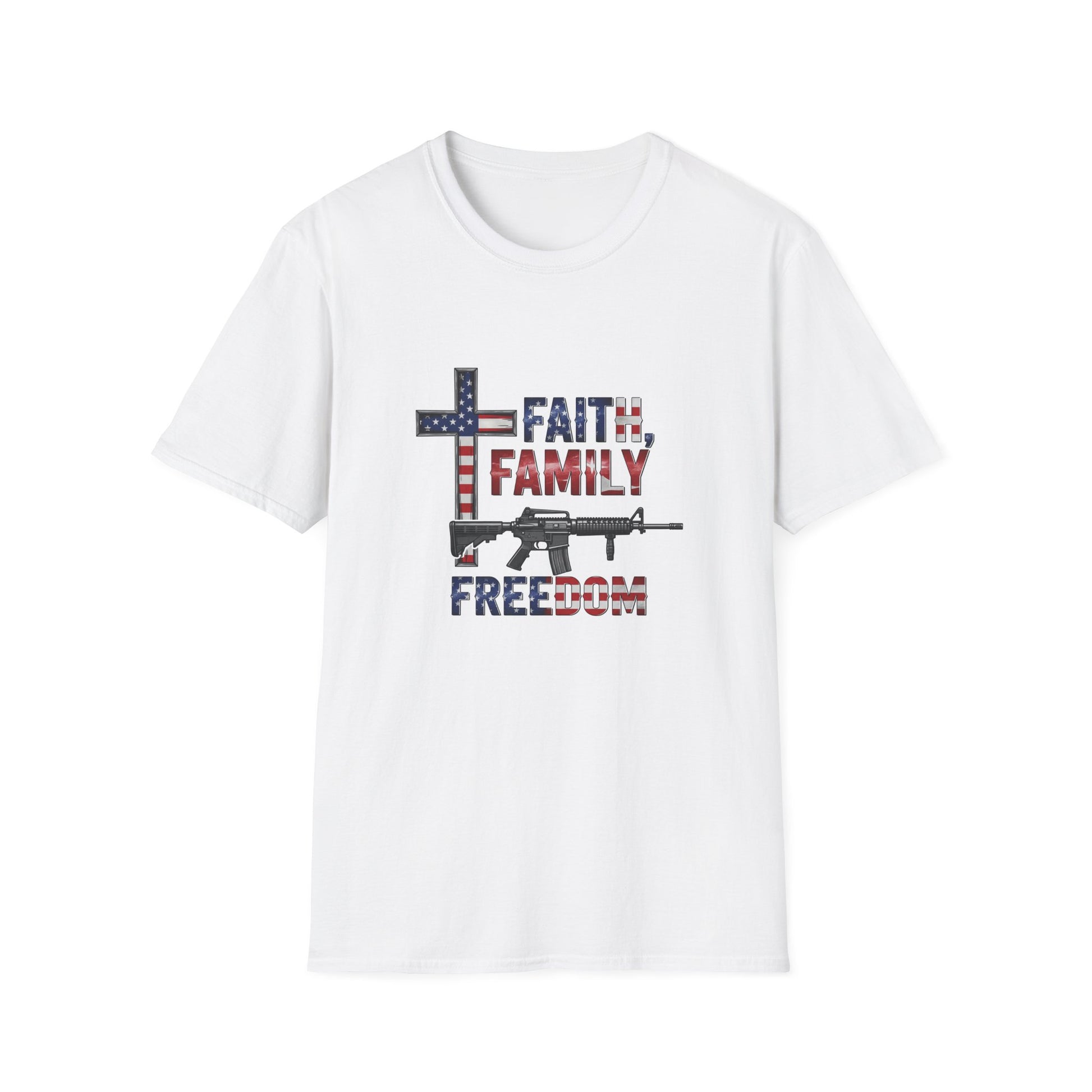 American Heritage Graphic Short Tee - "Faith Family Freedom V.2"