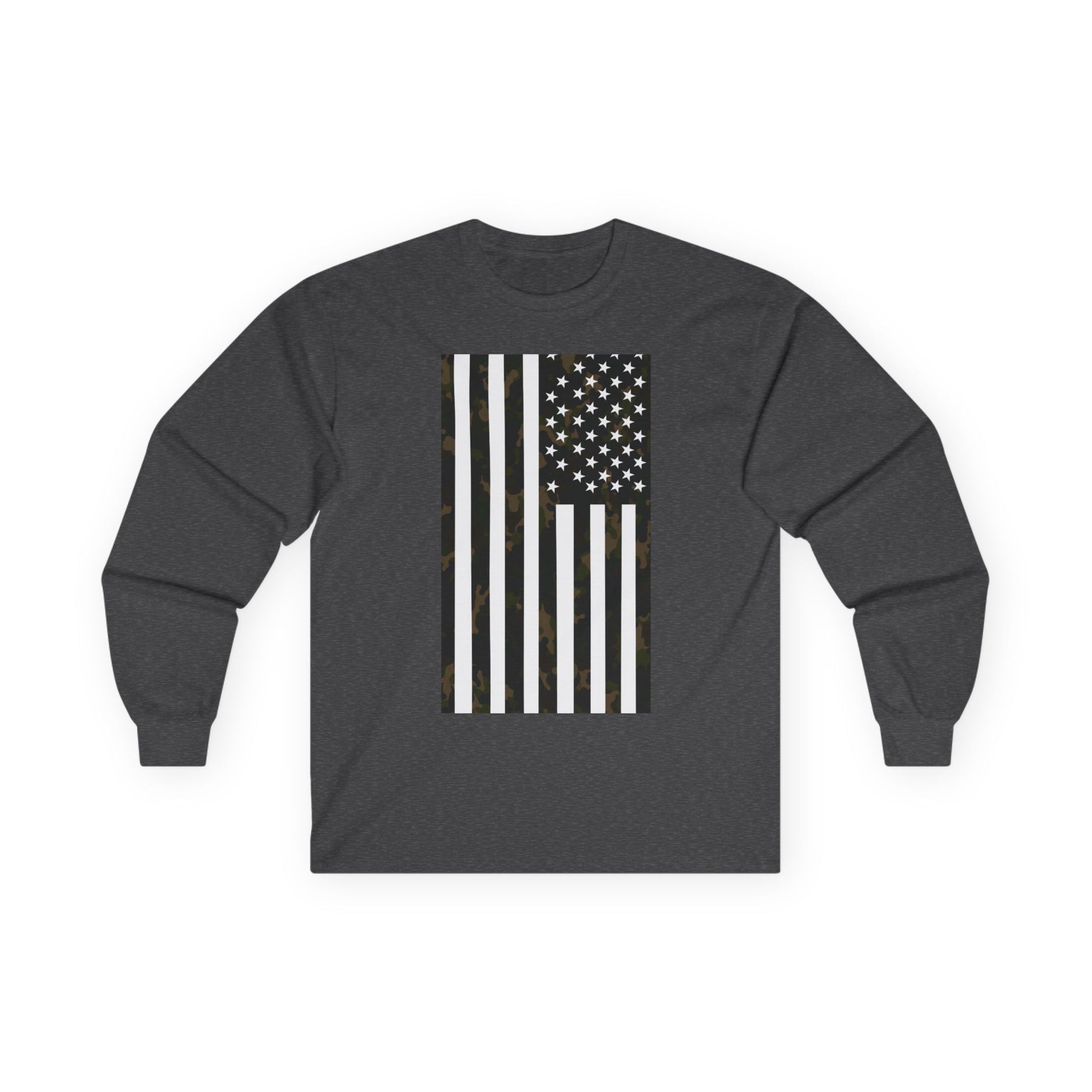 Copy of American Heritage Graphic Long Sleeve Tee - Army Green Camo"