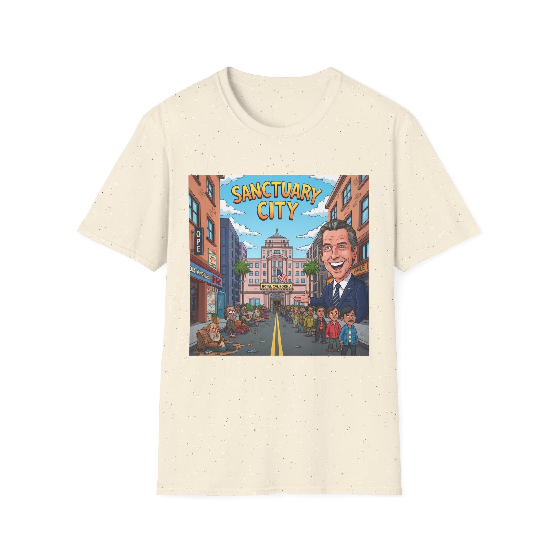 Graphic Tee - Funny "Sanctuary City, CA."