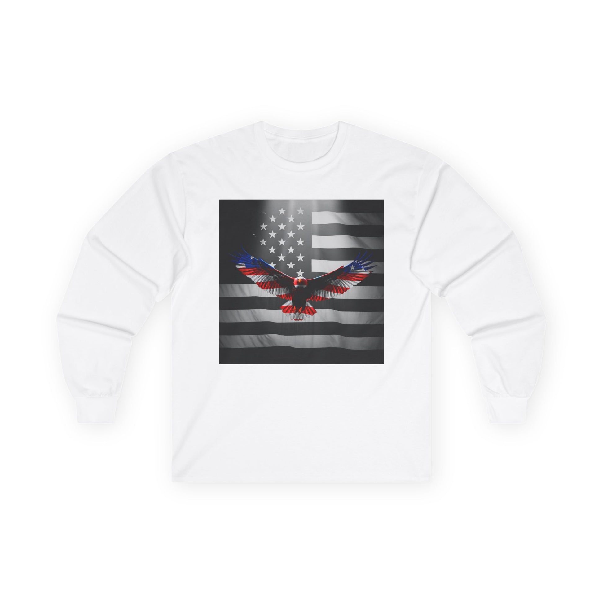 American Heritage Graphic Long Sleeve Tee - "Soaring Eagle"