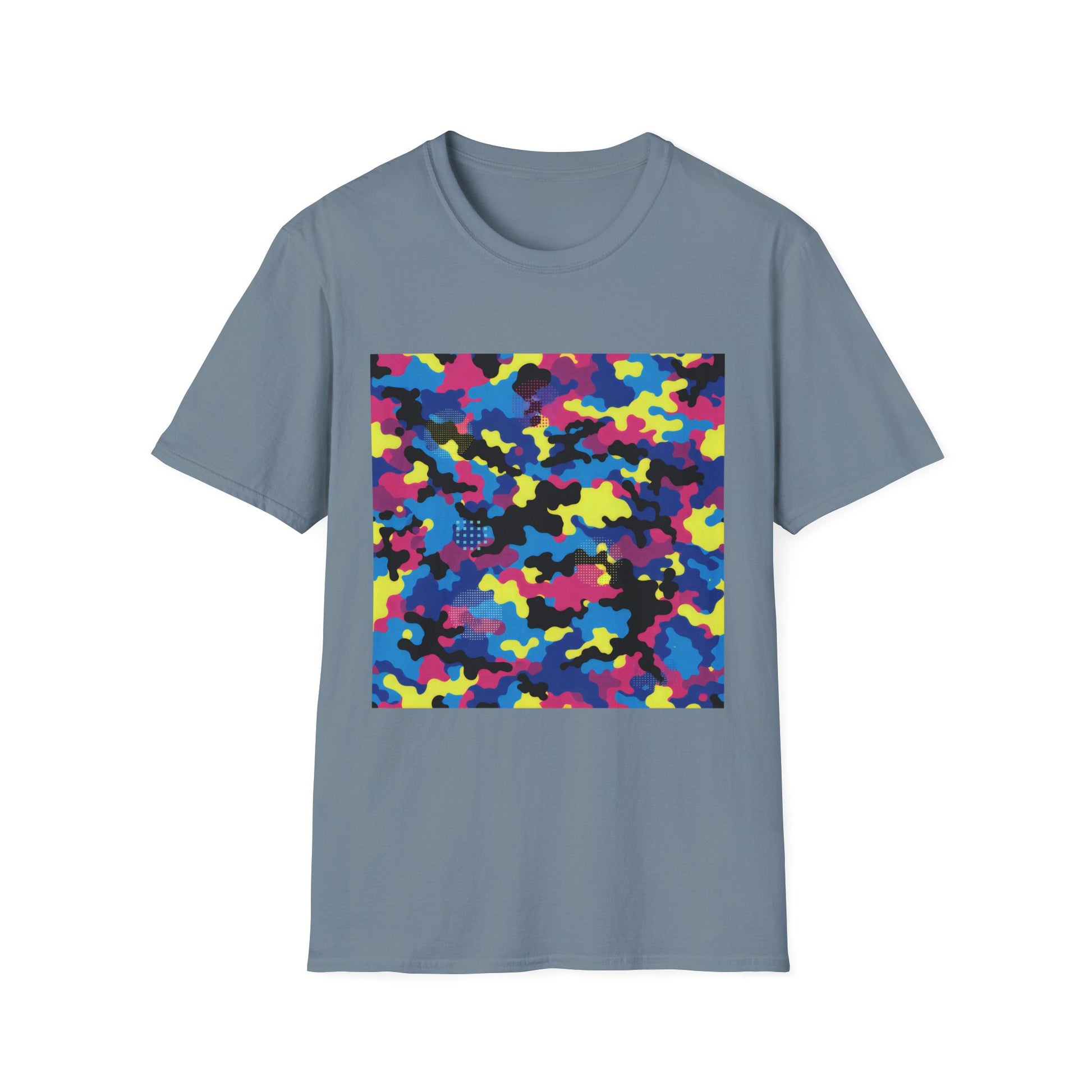 American Heritage Graphic Short Tee - Urban Warfare Camo - Retro Neon Pop