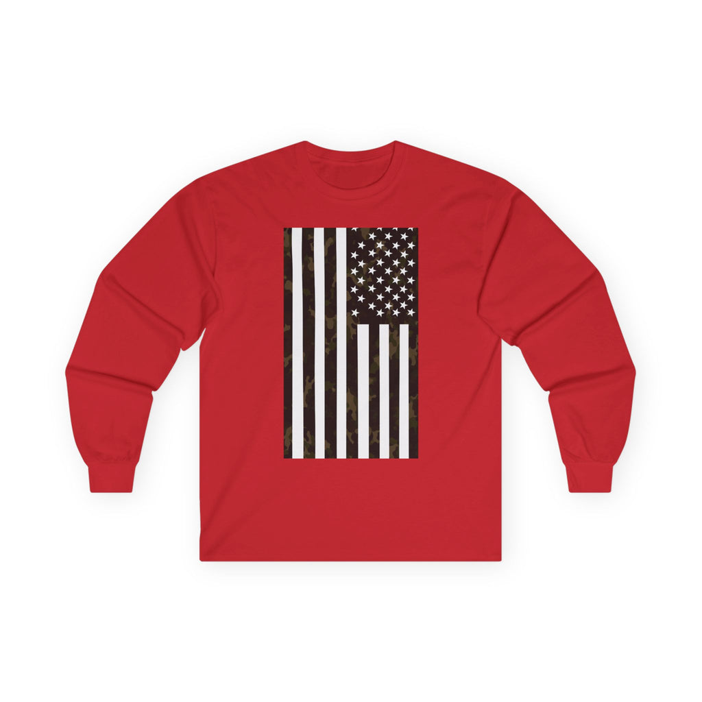 Copy of American Heritage Graphic Long Sleeve Tee - Army Green Camo"