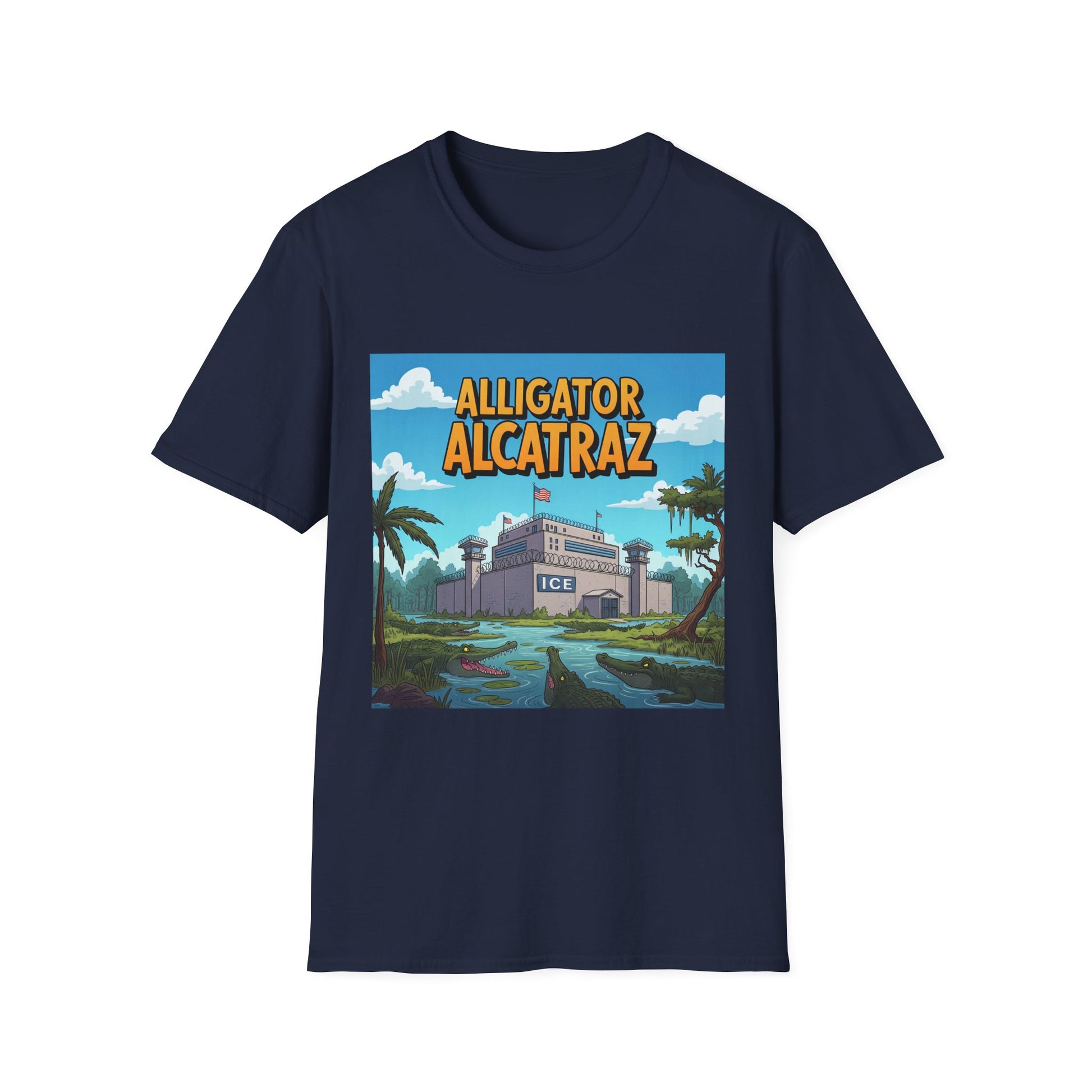 Graphic Tee - Funny "Alligator Alcatraz"