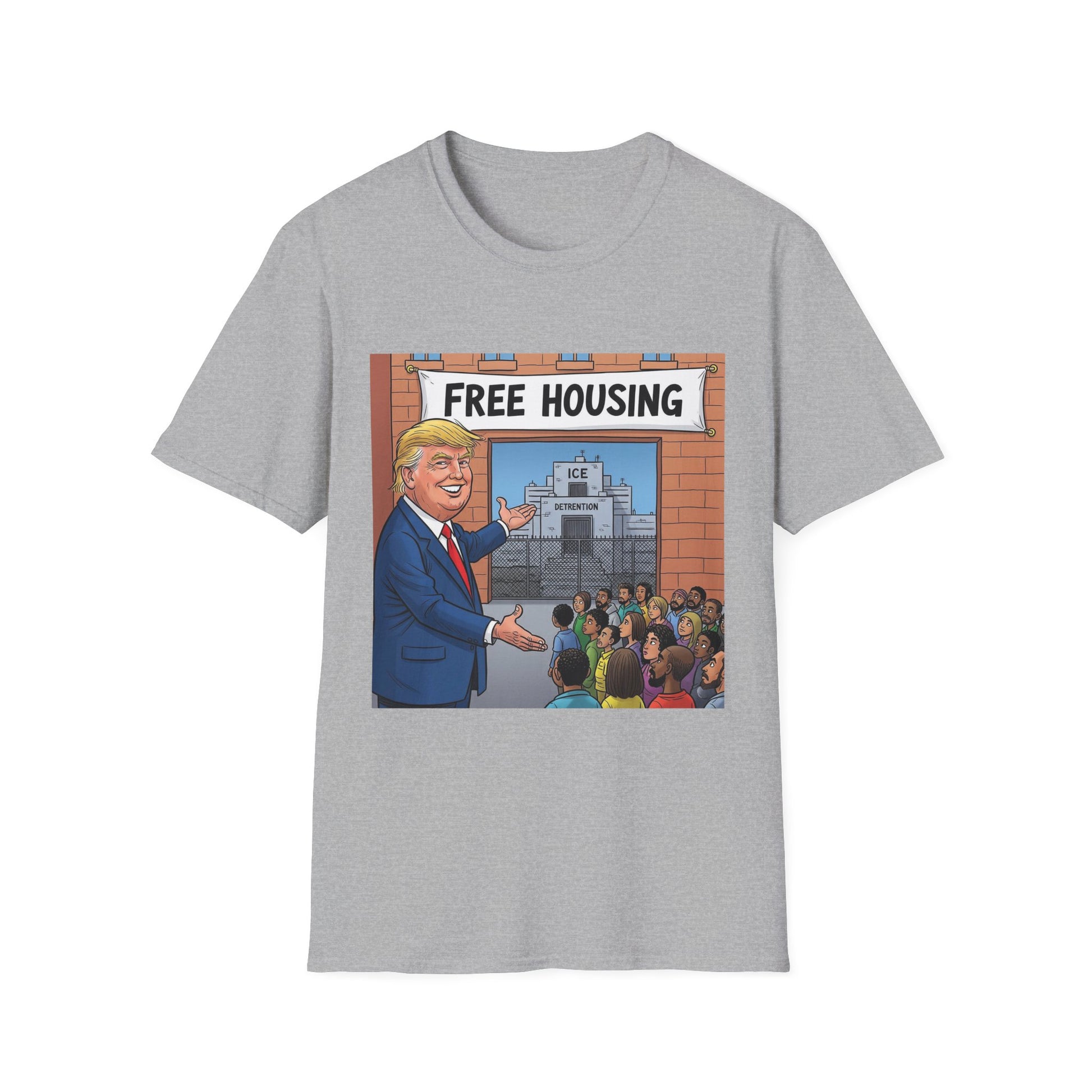 Graphic Tee - Funny "Free Housing"