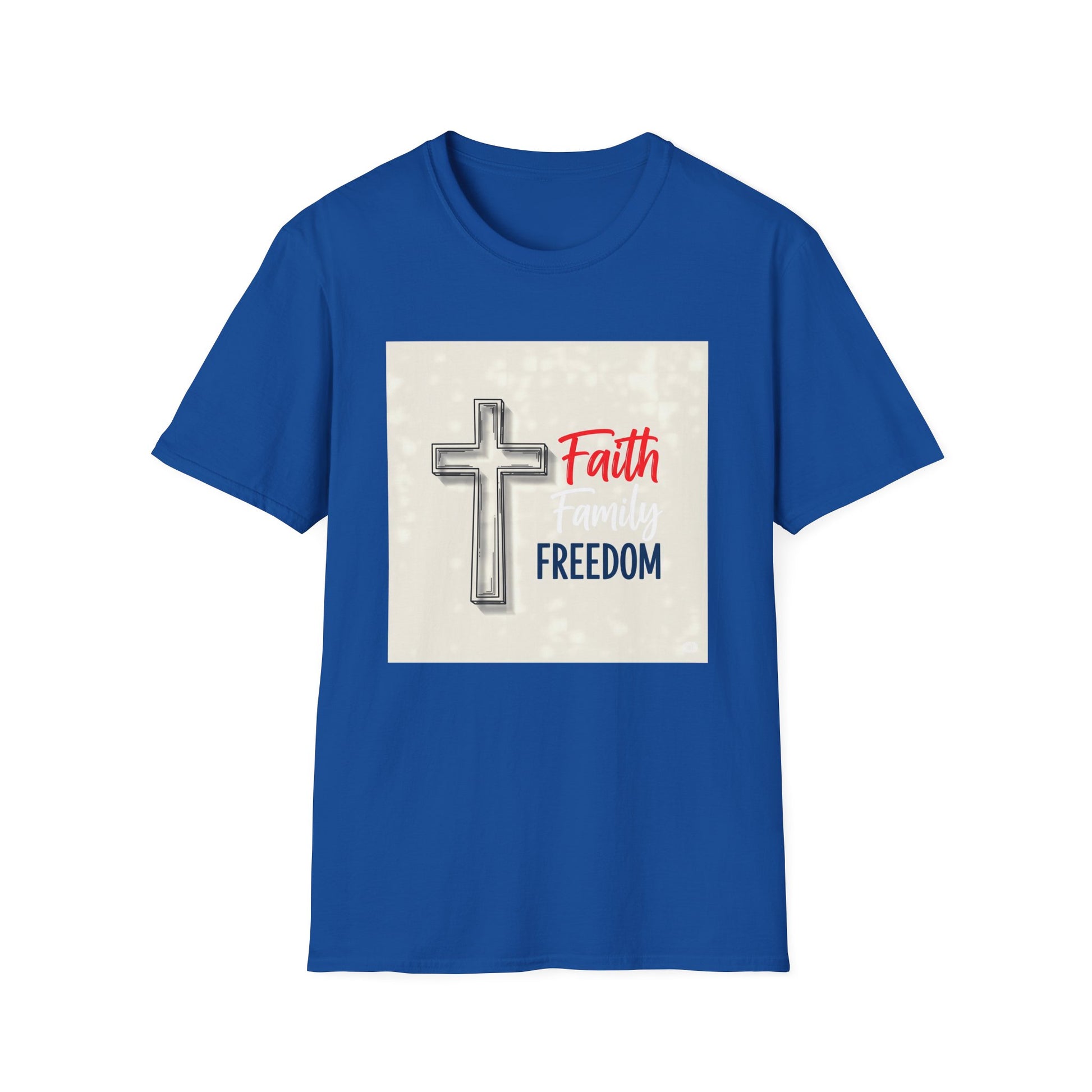 American Heritage Graphic Short Tee - "Faith Family Freedom V.4"