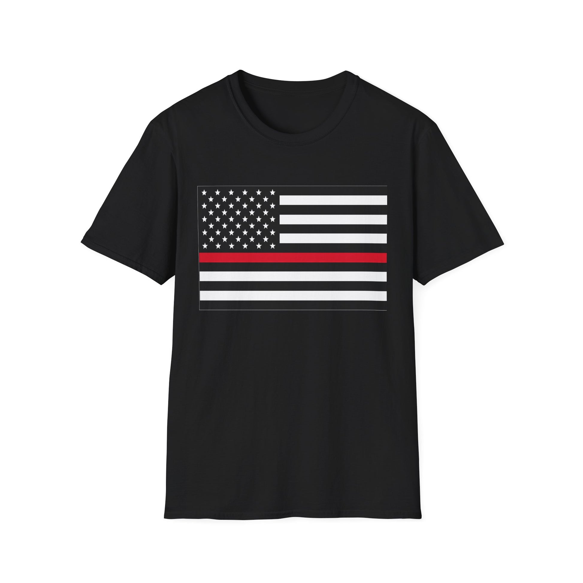 American Heritage Graphic Short Tee - American Flag "Fire Fighters"