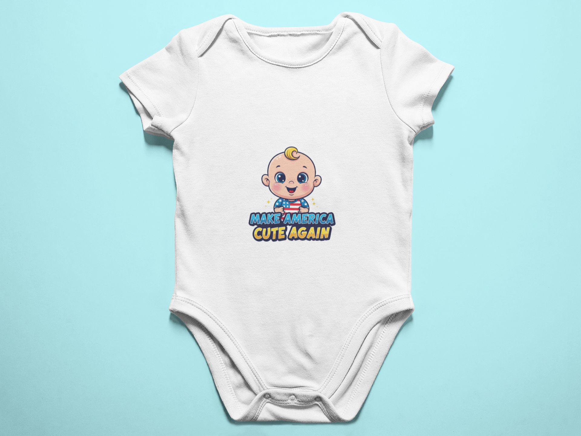 Graphic Tee - Infant Onesie - "Make America Cute Again"