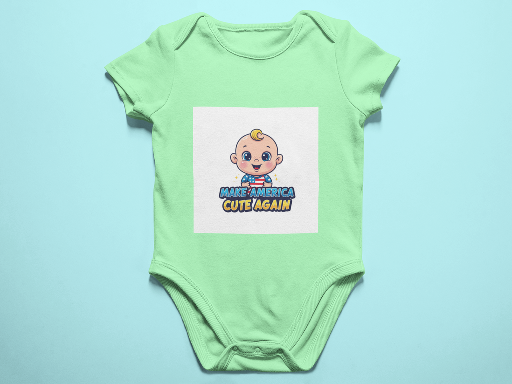 Graphic Tee - Infant Onesie - "Make America Cute Again"