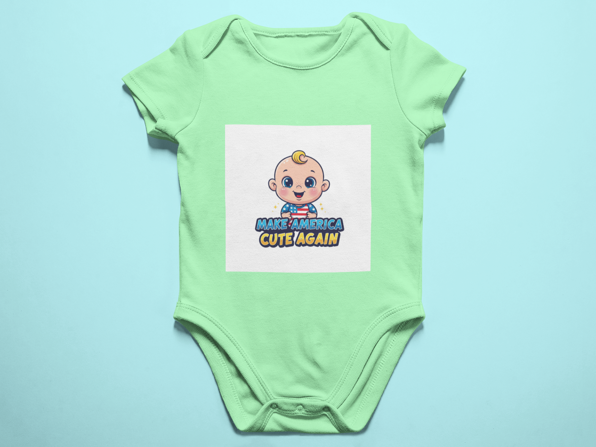 Graphic Tee - Infant Onesie - "Make America Cute Again"