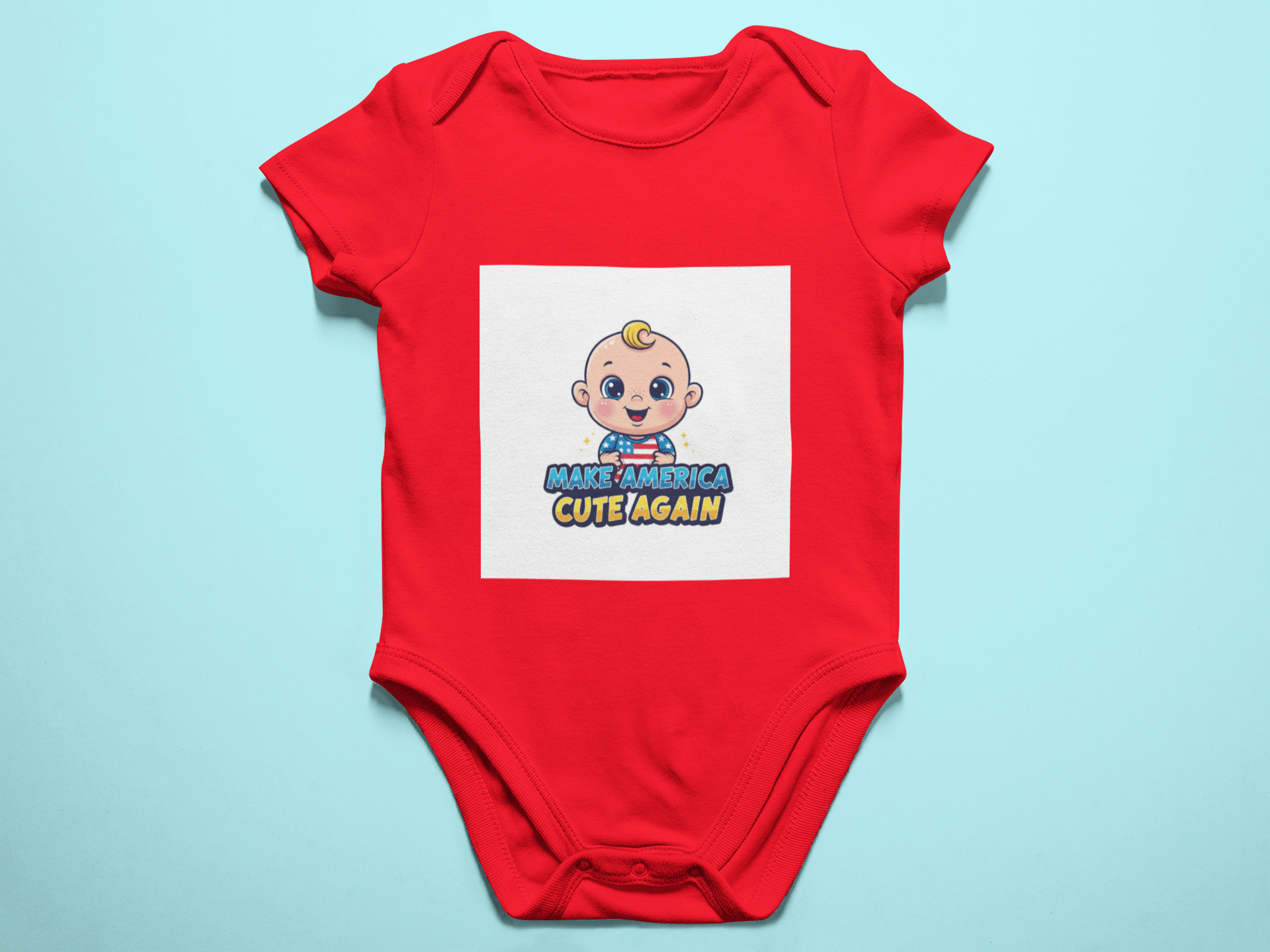 Graphic Tee - Infant Onesie - "Make America Cute Again"