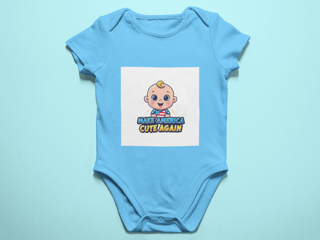 Graphic Tee - Infant Onesie - "Make America Cute Again"