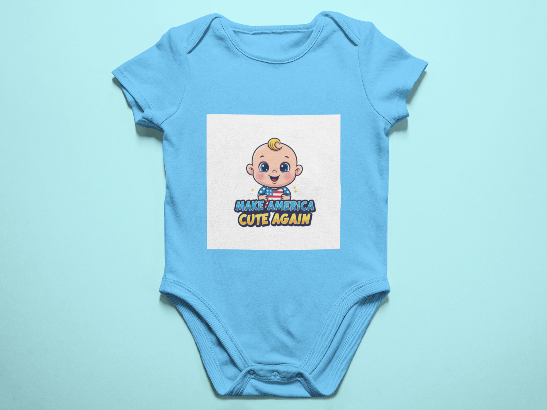 Graphic Tee - Infant Onesie - "Make America Cute Again"