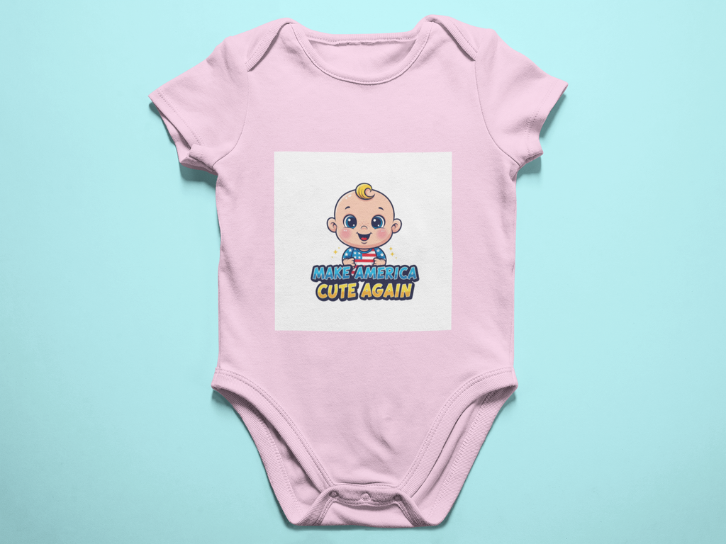 Graphic Tee - Infant Onesie - "Make America Cute Again"