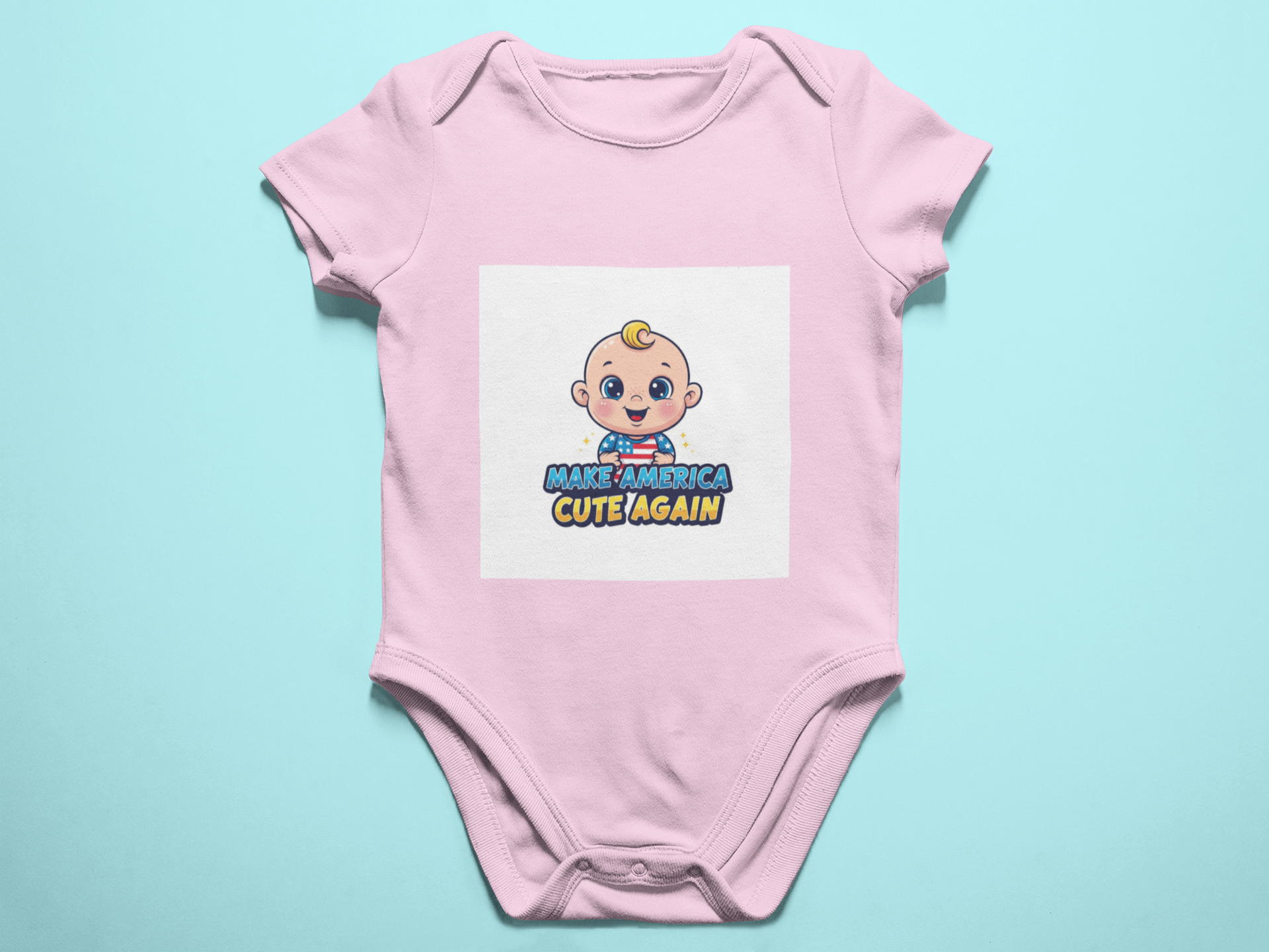 Graphic Tee - Infant Onesie - "Make America Cute Again"